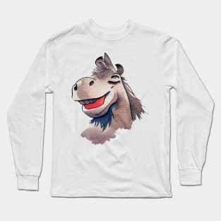 Joyous Donkey Long Sleeve T-Shirt